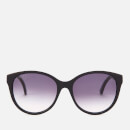 Gucci Women's Oversized Acetate Frame Sunglasses - Black/Grey