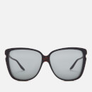 Gucci Women's Oversized Acetate Sunglasses - Black/Grey