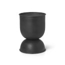 Ferm Living Hourglass Pot - Black/Dark Grey - Extra Small