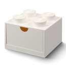 LEGO Storage Desk Drawer 4 - White