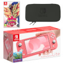 Nintendo Switch Lite (Coral) Pokémon Shield Pack