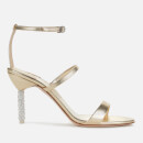 Sophia Webster Women's Rosalind Crystal Mid Heeled Sandals - Champagne
