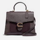 Coach Women's Mix Leather Top Handle Tabby - Oxblood