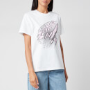 Ganni Women's Basic Cotton T-Shirt - Bright White
