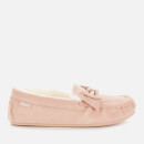 Barbour Women's Sadie Suede Mocassin Slippers - Pink Suede