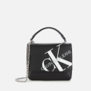 Calvin Klein Jeans Women's Square Flap Cross Body Bag - Black