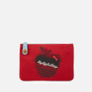 Coach 1941 Women's Retro Big Apple Camp Canvas Turnlock Pouch - Red Apple
