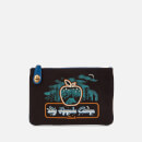 Coach 1941 Women's Retro Big Apple Camp Canvas Turnlock Pouch - Black