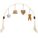 The Little Green Sheep Curved Baby Play Gym and Charms Set - Rainbow Honey