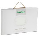 The Little Green Sheep Organic Cotton Moses Basket Jersey Fitted Sheet - White