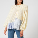 Stine Goya Women's Xavi Mix Print Blouse - Daffodil
