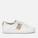 MICHAEL MICHAEL KORS Women's Irving Stripe Cupsole Trainers - Optic White