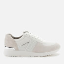 MICHAEL MICHAEL KORS Women's Allie Suede Running Style Trainers - Optic White