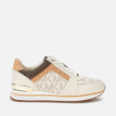 MICHAEL MICHAEL KORS Women's Billie Running Style Trainers - Cream Multi