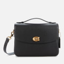 Coach Women's Polished Pebbled Leather Cassie Cross Body Bag - Black