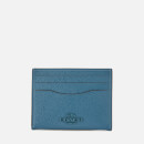 Coach Women's Crossgrain Flat Card Case - Lake