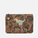 Coach Women's Rainbow Signature Rexy Canvas Turnlock Pouch - Multi