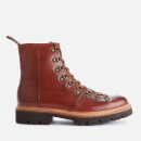 Grenson Men's Brady Handpainted Leather Hiking Style Boots - Tan