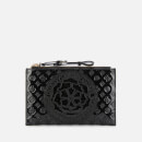Guess Women's Patent Peony Logo Pochette - Black