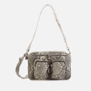 Núnoo Women's Ellie Snake Shoulder Bag - Grey