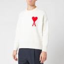AMI Men's Coeur Jumper - White