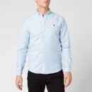 AMI Men's Boutonne Shirt - Light Blue