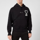 AMI Men's De Coeur Hoody - Black