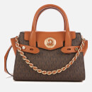 MICHAEL MICHAEL KORS Women's Carmen XS Flap Messenger Bag - Brown/Acorn