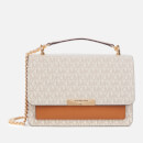 MICHAEL MICHAEL KORS Women's Jade Large Gusset Shoulder Bag - Vanilla/Acorn