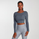 Women's Composure Langermet topp – Galaxygrå - XL