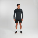 Camiseta de manga larga sin costuras Essentials para hombre - Carbon Marl - XS
