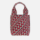 KENZO Women's Recycled Monogram Small Tote Bag - Medium Red