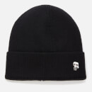 Karl Lagerfeld Women's K/Ikonik Pin Beanie - Black