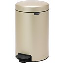 Brabantia New Icon 12 Litre Pedal Bin - Champagne