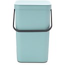 Brabantia Sort & Go 25 Litre Waste Bin - Mint