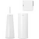 Brabantia Toilet Accessories - White (Set of 3)