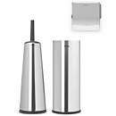 Brabantia Toilet Accessories - Brilliant Steel (Set of 3)