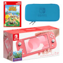 Nintendo Switch Lite (Coral) Animal Crossing: New Horizons - Digital Download Pack