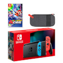 Nintendo Switch (Neon Blue/Neon Red) Mario Tennis Aces Pack