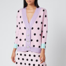 Olivia Rubin Women's Cecily Cardigan - Pink/Black Polka Dot