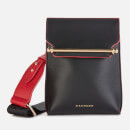Strathberry Women's North/South Stylist Cross Body Bag - Black/Ruby