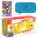 Nintendo Switch Lite (Yellow) Mario Kart 8 Deluxe Pack