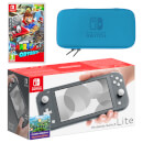 Nintendo Switch Lite (Grey) Super Mario Odyssey Pack