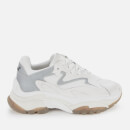 Ash Women's Addict Chunky Running Style Trainers - White/Silver