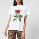 Ganni Women's Rose T-Shirt - White