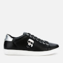 Karl Lagerfeld Women's Kupsole II Karl Ikonic Leather Cupsole Trainers - Black