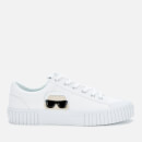 Karl Lagerfeld Women's Kampus II Canvas Low Top Trainers - White