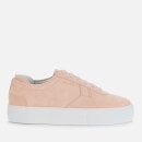 Axel Arigato Women's Platform Suede Trainers - Pale Pink