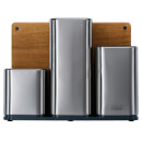 Joseph Joseph CounterStore 100 Worktop Organiser and Chopping Board - Silver