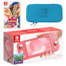 Nintendo Switch Lite (Coral) Pokémon Shield Pack
